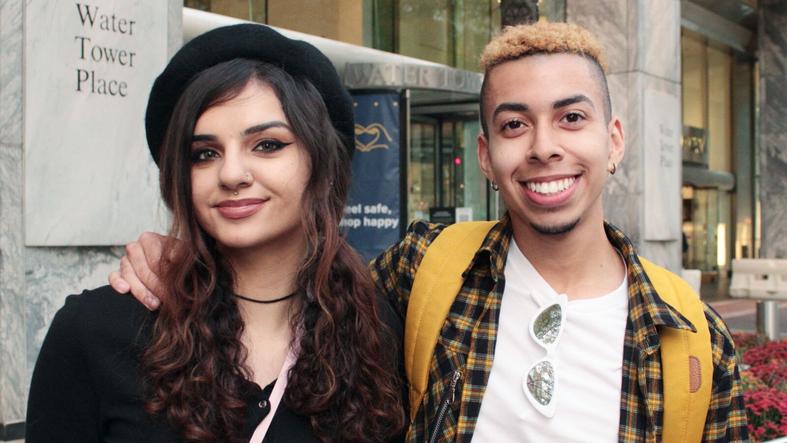 Natalia Holguin and Joshua Hampton